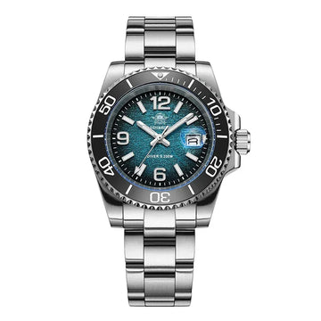 Fashion Quartz Coated 200m Waterproof Diver Watch BGW9 Super Luminous Stainless Mens Wristwatch.